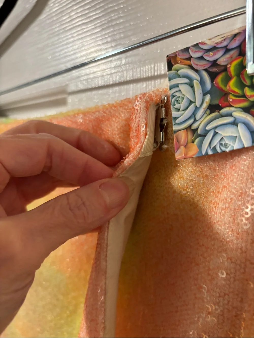 NWOT STINE GOYA Arwen Rainbow Multicolor Sequined Midi Wrap Skirt S